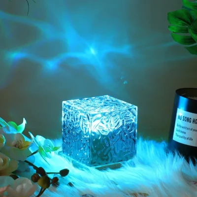 Ocean Water Ripples Lamp | 16 Colors Rotating Nightlight