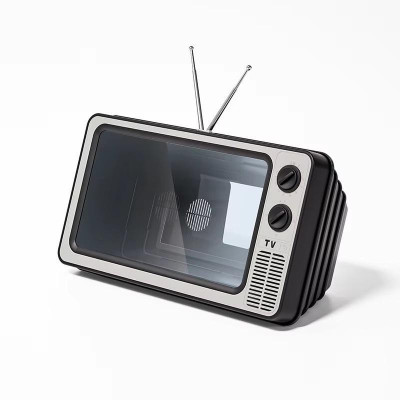 Retro 12 Inch TV Shape Mobile Phone Screen Magnifier
