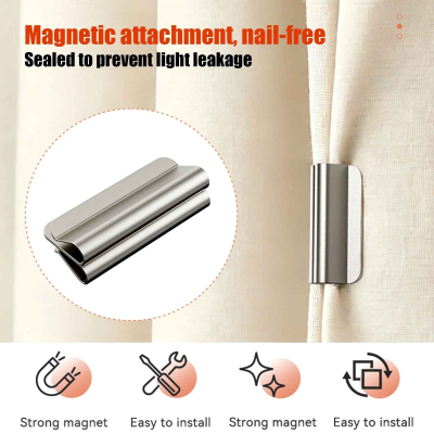 10 Pairs Strong Magnetic Curtain Clips